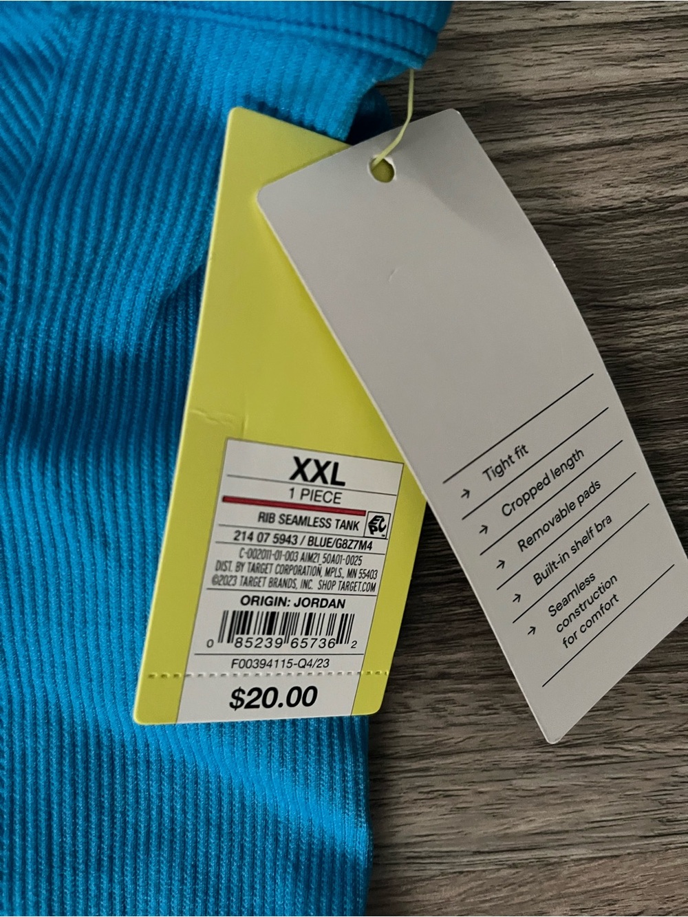 Ribbed Seamless Tank Top - Picture 2 of 4